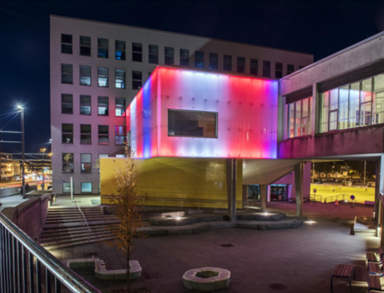 Årstad VGS sett utenfra
