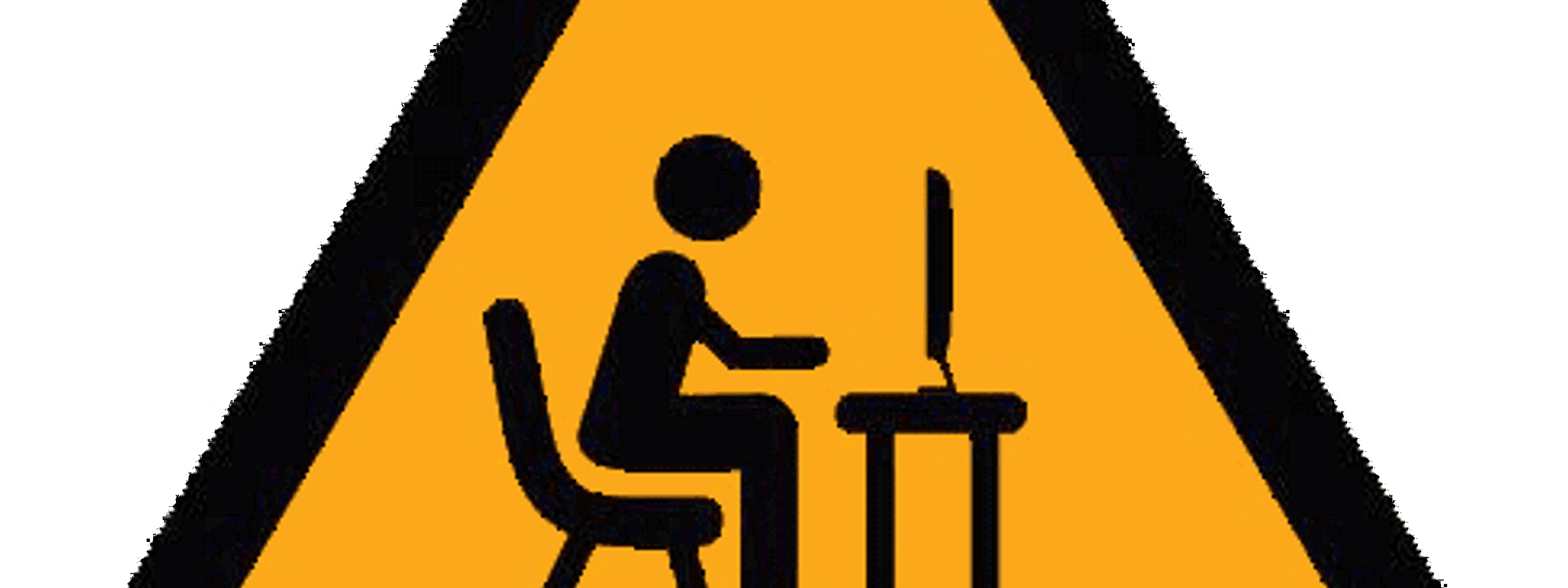 Bilde av varselskilt med tekst: Work in progress